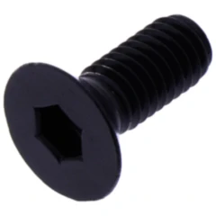 Senkschraube JMP M6X1.00 mm 15 mm Aluminium schwarz