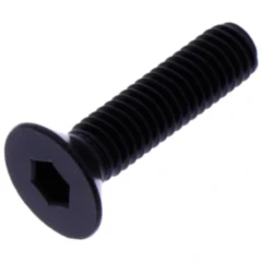 Senkschraube JMP M6X1.00 mm 25 mm Aluminium schwarz