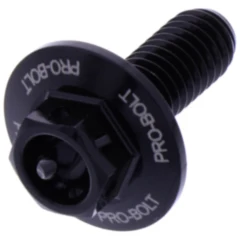 Schraube 6 Kant JMP Bolt M6X1 mm 16 mm Alu Racing schwarz für Sport Motorräder