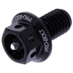 Sechskantschraube JMP Bolt M6X1 mm 10 mm Alu Racing schwarz
