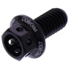 Sechskantschraube JMP M6X1mm 12mm Alu Racing schwarz