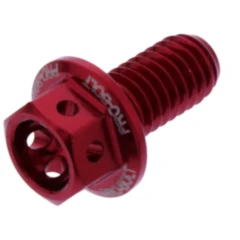 Sechskantschraube JMP Bolt M6X1mm 12mm Alu Racing rot