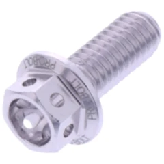 Sechskantschraube JMP Bolt M6X1 15 mm Alu Racing silber