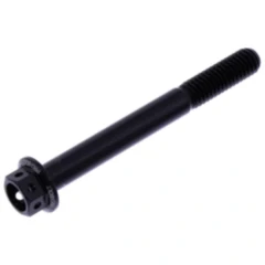 Sechskantschraube JMP Bolt M6x1 mm 55 mm Alu Racing schwarz