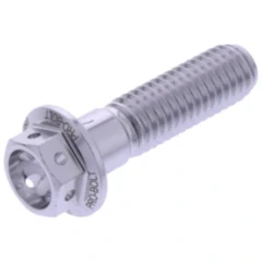 Schraube 6 Kant JMP Bolt M8X1. 25 mm 30 mm Alu Racing silber passend für: Aprilia SR, Scarabeo, RS
