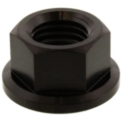 Bundmutter M10 x 1.25 mm Titan schwarz für Motorräder