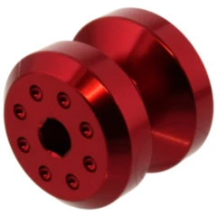 Aufnahmehülse Einzeln JMP Bolt M6 Alu rot passend für: Aprilia Shiver, RS, Mana