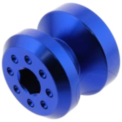 Aufnahmehülse Einzeln JMP Bolt M8 Alu blau passend für: Kawasaki Z, ZX - 6R, ZX - 10R
