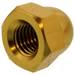 Hutmutter Aluminium gold M10 x 1,5