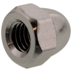 Hutmutter JMP Aluminium M6X1 silber