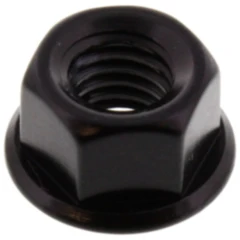 Bundmutter M8X1.25mm Aluminium schwarz