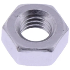 Mutter Linksgewinde JMP M6X1 mm Aluminium silber