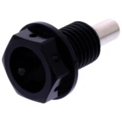 Ölablassschraube magnetisch JMP Bolt M12X1. 5 mm 15 mm Alu Racing schwarz passend für: Honda TRX, CB, CBR