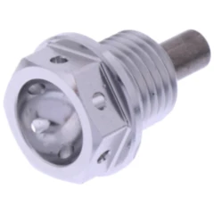 Ölablassschraube magnetisch JMP Bolt M14X1. 5 mm 12 mm Alu Racing silber passend für: Triumph Tiger, Bonneville, Street Triple