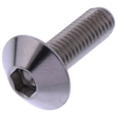 DOME HEAD BOLT M5X0.8MM 16MM STAINLESS STEEL A4