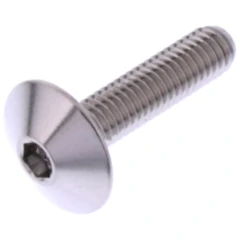 Linsenschraube M6X1 mm 25 mm Edelstahl V4A für Motorräder