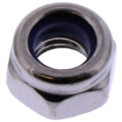Mutter selbstsichernd M5X0.8 mm Edelstahl V4A für Motorräder