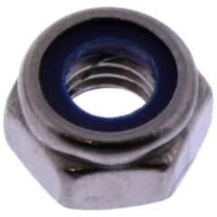 Selbstsichernde M6X1 mm Edelstahmuttern für Motorräder