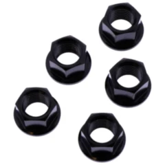 Mutter Kettenrad Satz JMP Bolt M12X1. 5 mm Edelstahl V4A schwarz passend für: BMW S, HP4