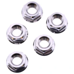 Mutter Kettenrad Satz JMP Bolt M8X1. 25 mm Edelstahl V4A passend für: MV Agusta Brutale, F4, F3