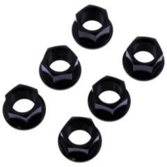 Mutter Kettenrad Satz JMP Bolt M10X1 mm Edelstahl V4A schwarz passend für: Ducati Multistrada, Diavel, Panigale