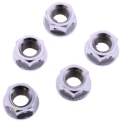 Mutter Kettenrad Satz JMP Bolt M10 x 1. 25 mm Alu Racing silber passend für: Ducati Scrambler, Monster, Hypermotard