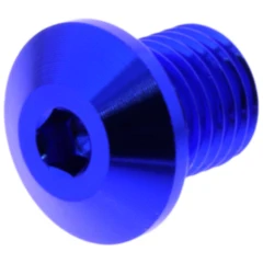 Abdeckschraube M10 x 1.25 mm 11 mm blau für Daytona