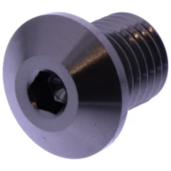 Abdeckschraube für Spiegel Daytona M10 x 1.25 mm Titan rechts