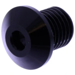 Abdeckschraube für Spiegel Daytona M10x1.25mm 11mm schwarz links