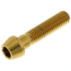 Innensechskantschraube konisch M8X1.25mm 35mm Edelstahl V4A gold