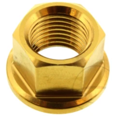 Mutter Kettenrad JMP Bolt M12 X 1. 25 mm Edelstahl V4A gold passend für: Honda CB, CBR, CBF