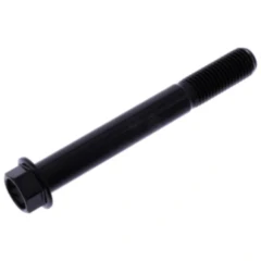 Sechskantschraube M10 x 1,25 mm 80 mm schwarz Edelstahl A4