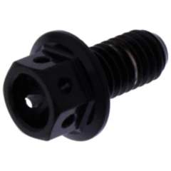 Sechskantschraube M6X1 mm 12 mm Edelstahl V4A Racing schwarz