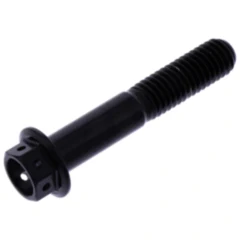 Sechskantschraube M8X1.25 45 mm Edelstahl V4A Racing schwarz