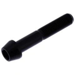 Kegelkopf-Schraube M10 x 1,25 mm 55 mm Edelstahl V4A schwarz