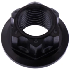 Mutter Achse M16X1. 5 mm Edelstahl V4A schwarz passend für: Triumph Tiger, Bonneville, Street Triple