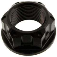 Mutter Achse M24X1. 5 mm Edelstahl V4A schwarz passend für: BMW S, HP4