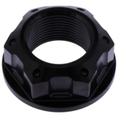 Achsmutter M25X1.5 mm Edelstahl V4A schwarz