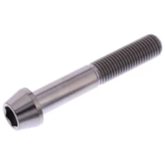 Schraube konisch M10 x 1.25 mm 60 mm Titan