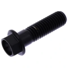 Schraube Sechskant M10 x 1.5 mm 35 mm Titan schwarz