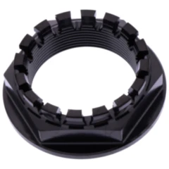 Achsmutter M33x1,25mm Titan schwarz für Motorräder