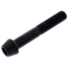 Kegelkopf-Schraube M10 x 1.25 mm 60 mm Titan schwarz