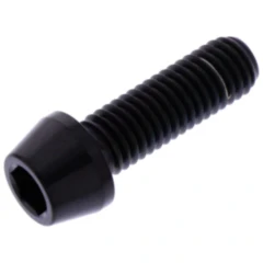 Schraube konisch M8X1.25 mm 25 mm Titan schwarz