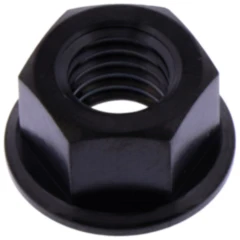 Mutter Kettenrad M8X1. 25 mm Titan schwarz passend für: Honda CRF, CR, XR