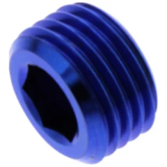 Stopfen Gleitstift M10X1 mm Titan blau passend für: Kawasaki Z, KX, KLX