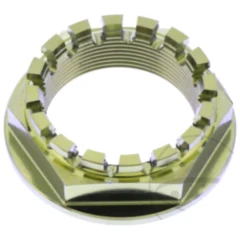 Achsmutter M33X1.25mm Titan gold für Motorräder