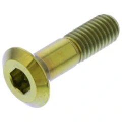 Schraube Kettenrad M8X1. 25 mm 31MM Titan gold passend für: Honda CRF, CR, XR