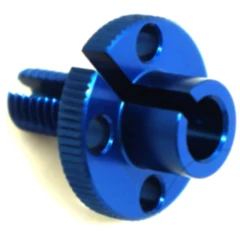 Stellschraube JMP Bolt M10x1.50 35 mm Aluminium blau