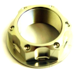 Mutter Lenkkopf JMP Bolt M24X1MM Alu silber passend für: Honda CB, VT, CBR