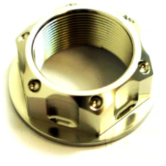 Mutter Lenkkopf JMP Bolt M24X1. 5 mm Alu silber passend für: Honda CRF, CB, XR